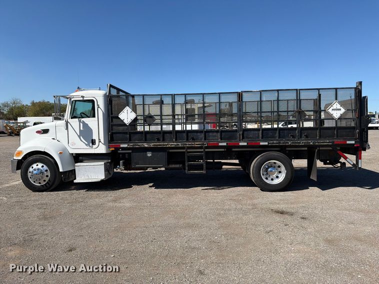 image for item FB5125 2011 Peterbilt 337 flatbed truck