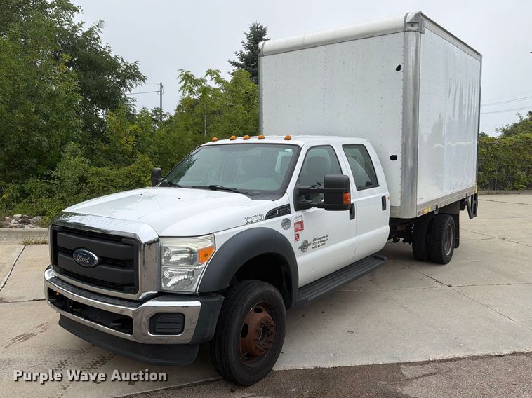 image for item FG3004 2016 Ford F550 crew cab box truck