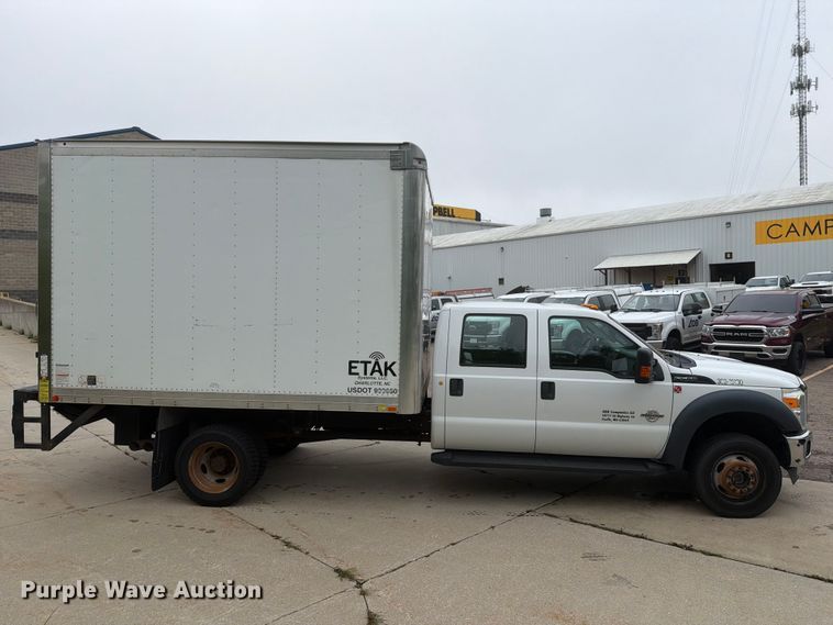 image for item FG3004 2016 Ford F550 crew cab box truck