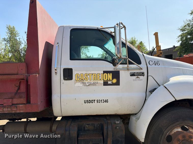 image for item FK3378 2000 Ford F650 dump truck