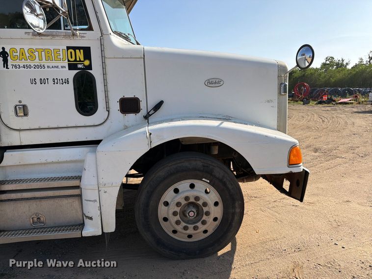 image for item FK3379 1996 Peterbilt 377 flatbed truck