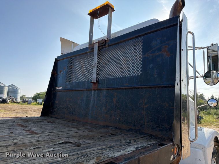 image for item FK3379 1996 Peterbilt 377 flatbed truck