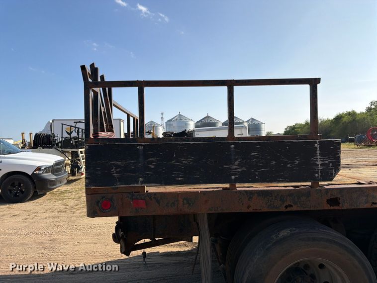 image for item FK3379 1996 Peterbilt 377 flatbed truck