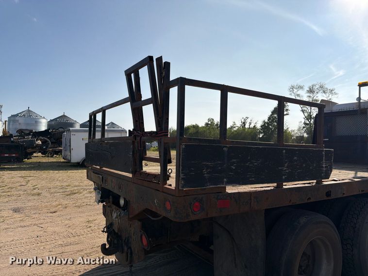 image for item FK3379 1996 Peterbilt 377 flatbed truck