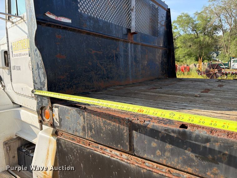 image for item FK3379 1996 Peterbilt 377 flatbed truck