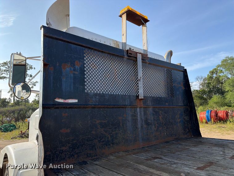 image for item FK3379 1996 Peterbilt 377 flatbed truck