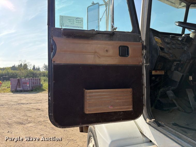 image for item FK3379 1996 Peterbilt 377 flatbed truck
