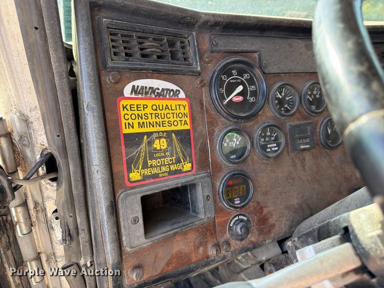 image for item FK3379 1996 Peterbilt 377 flatbed truck