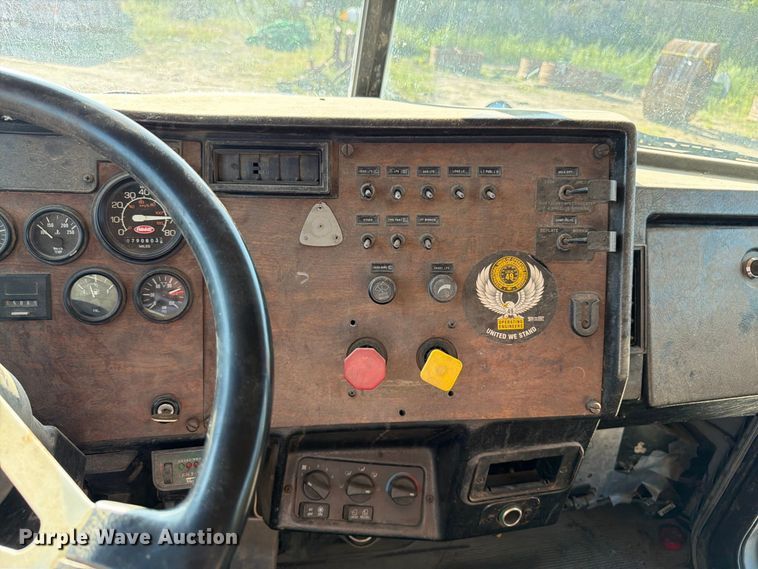 image for item FK3379 1996 Peterbilt 377 flatbed truck