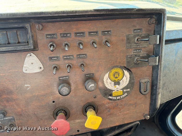image for item FK3379 1996 Peterbilt 377 flatbed truck