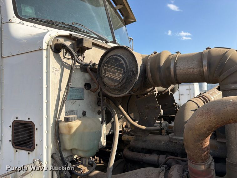image for item FK3379 1996 Peterbilt 377 flatbed truck