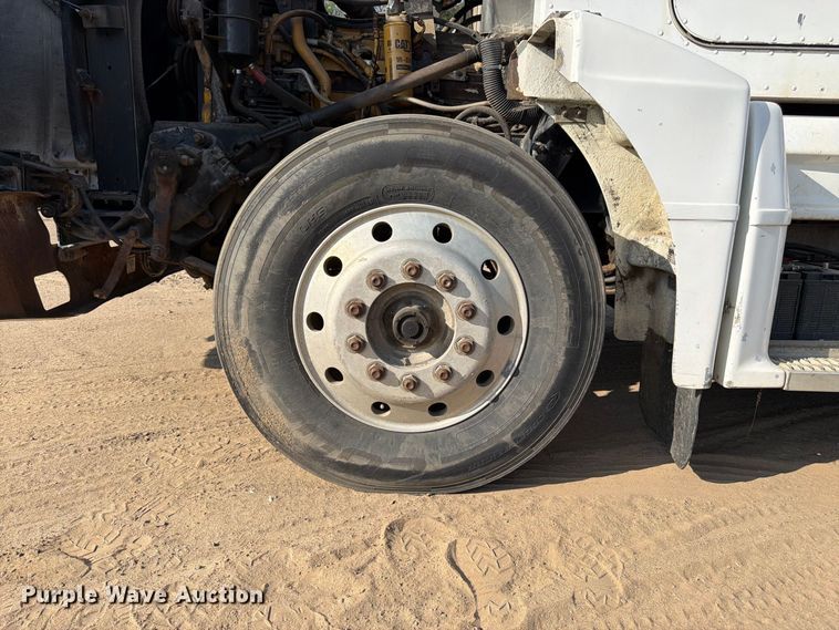 image for item FK3379 1996 Peterbilt 377 flatbed truck