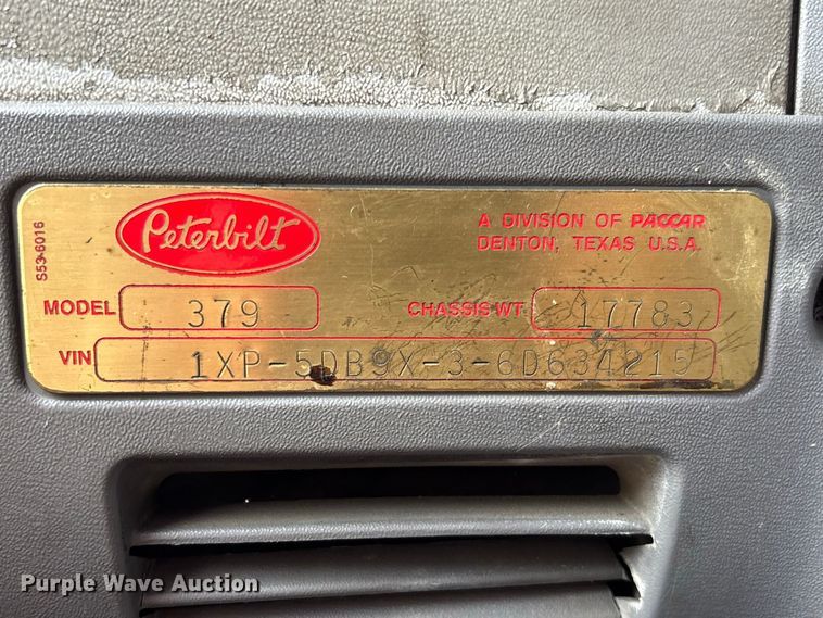 image for item FM6508 2006 Peterbilt 379 semi truck