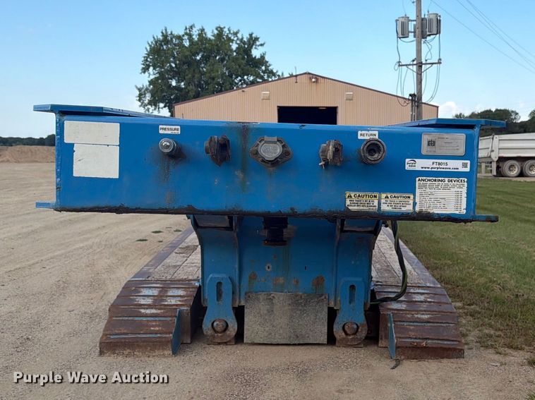 image for item FT8015 2016 Trail King Industries Advantage Plus lowboy equipment trailer