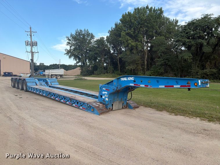 image for item FT8015 2016 Trail King Industries Advantage Plus lowboy equipment trailer
