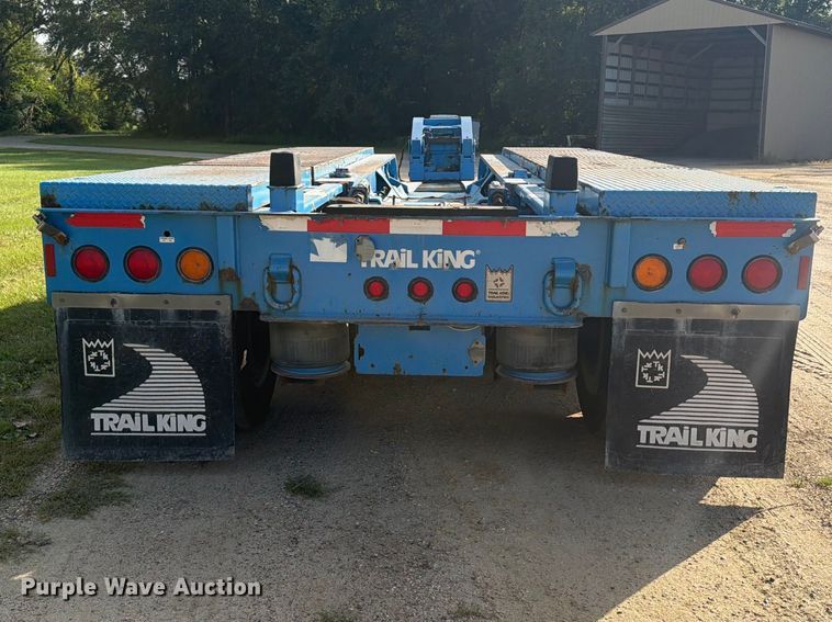 image for item FT8015 2016 Trail King Industries Advantage Plus lowboy equipment trailer