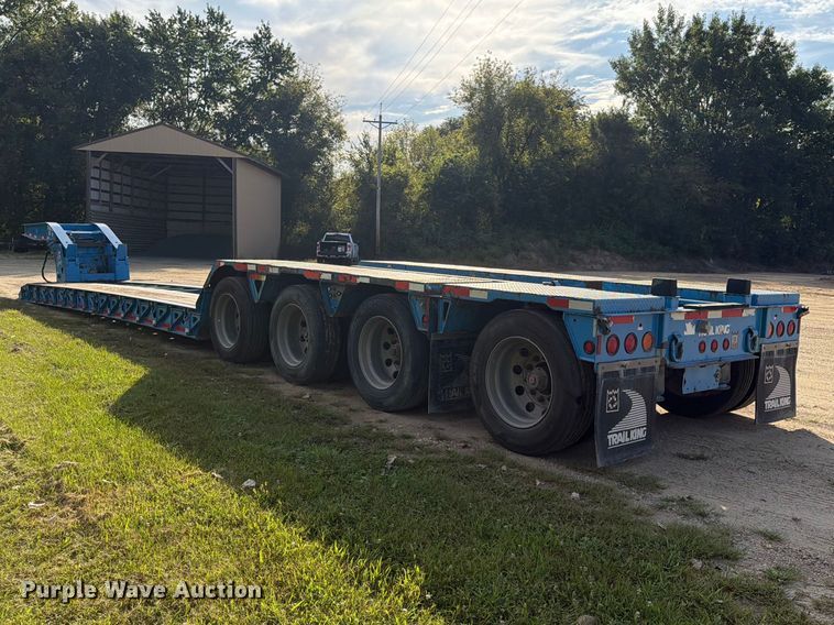 image for item FT8015 2016 Trail King Industries Advantage Plus lowboy equipment trailer