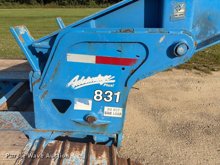 image for item FT8015 2016 Trail King Industries Advantage Plus lowboy equipment trailer