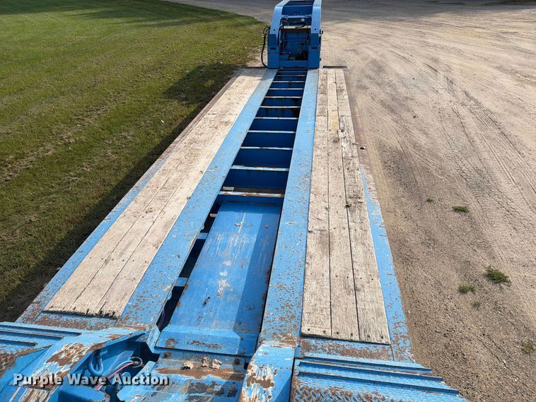 image for item FT8015 2016 Trail King Industries Advantage Plus lowboy equipment trailer