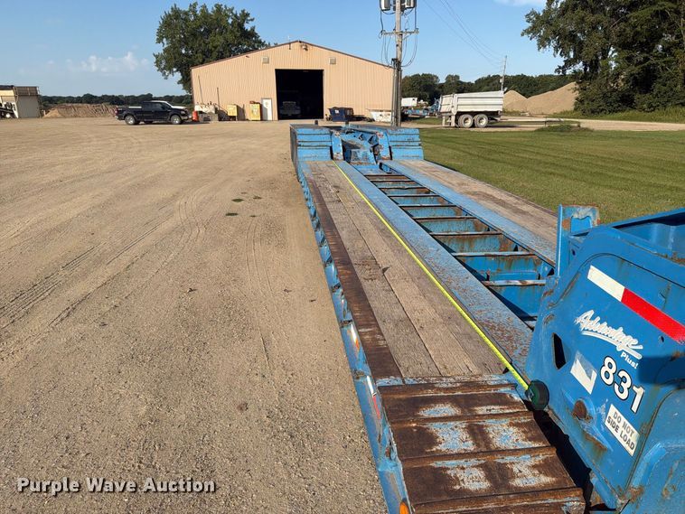 image for item FT8015 2016 Trail King Industries Advantage Plus lowboy equipment trailer