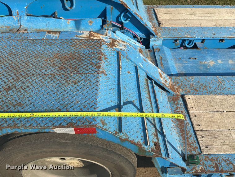 image for item FT8015 2016 Trail King Industries Advantage Plus lowboy equipment trailer