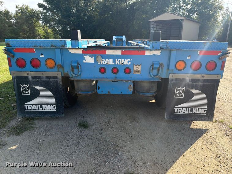 image for item FT8015 2016 Trail King Industries Advantage Plus lowboy equipment trailer