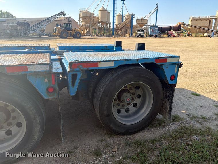 image for item FT8015 2016 Trail King Industries Advantage Plus lowboy equipment trailer