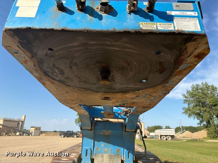 image for item FT8015 2016 Trail King Industries Advantage Plus lowboy equipment trailer