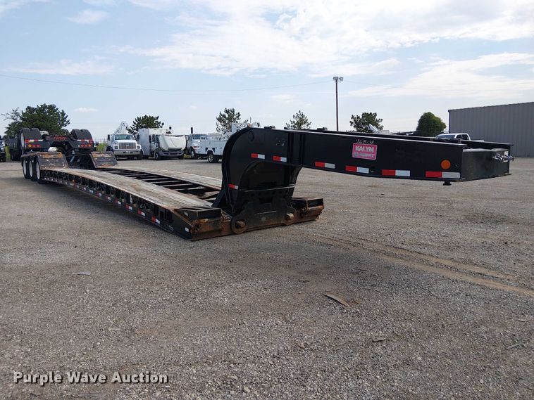 image for item NU9717 2013 Kalyn Siebert lowboy equipment trailer
