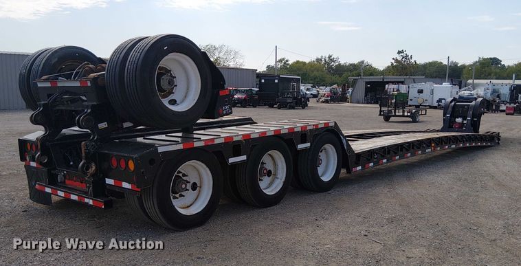 image for item NU9717 2013 Kalyn Siebert lowboy equipment trailer