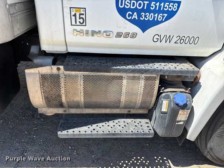 image for item YA3609 2016 Hino 268 box truck
