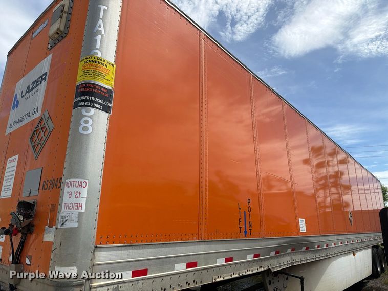 image for item YA4327 2012 Hyundai Translead VC2530152-J dry van trailer