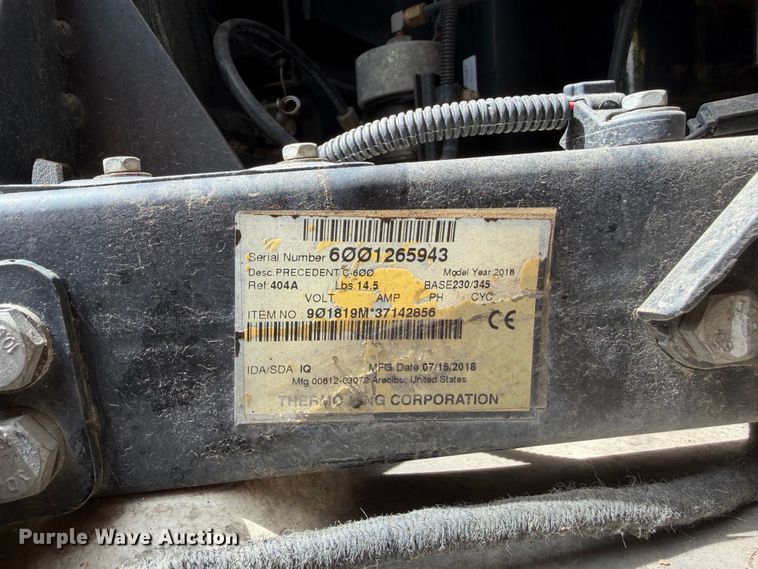 image for item YA4414 2019 CIMC 1RER5305 refrigerated van trailer