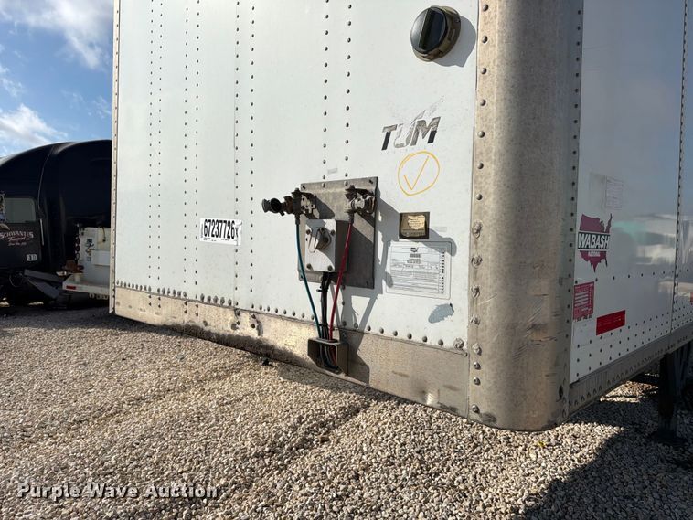 image for item YA4895 2020 Wabash DVLSHPC dry van trailer