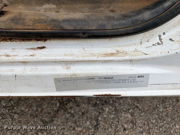 image for item DV2062 2016 RAM 3500 flatbed truck