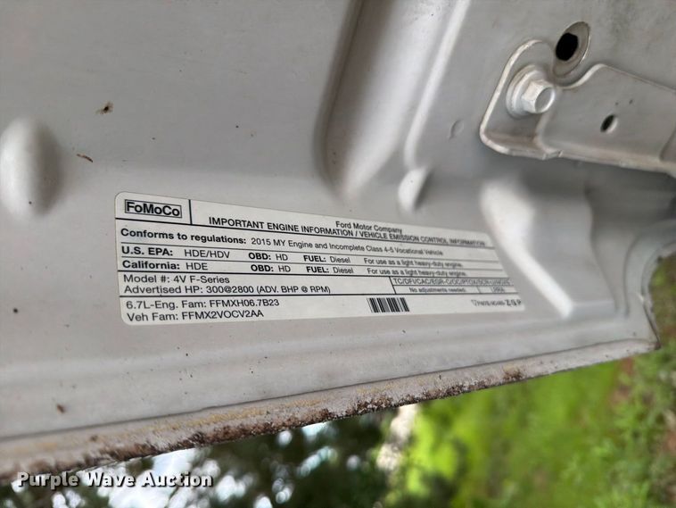 image for item DV2065 2015 Ford F550 utility / service truck