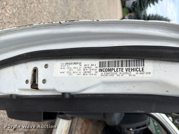 image for item DV2066 2012 Dodge Ram 2500 utility bed pickup truck