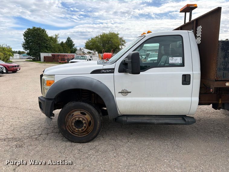 image for item DV2074 2011 Ford F450 dump flatbed truck