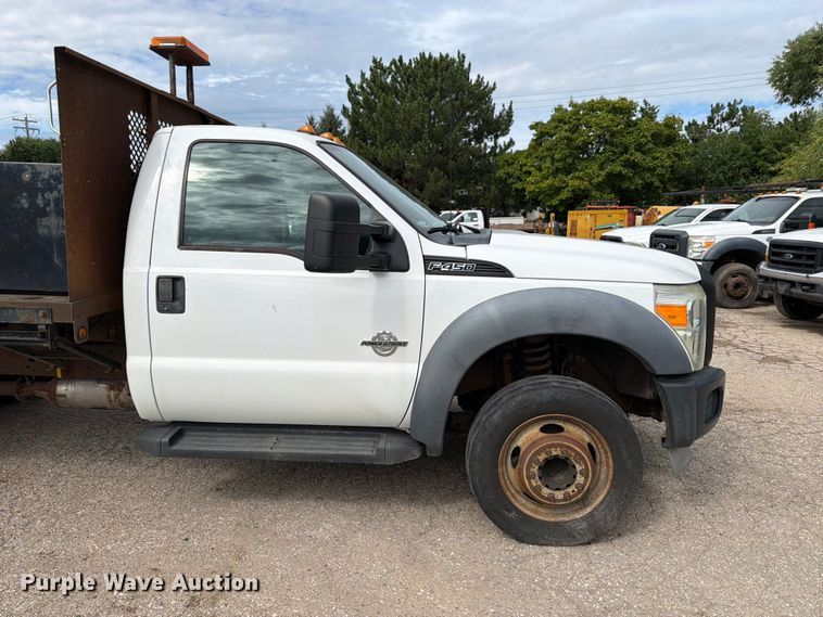 image for item DV2074 2011 Ford F450 dump flatbed truck
