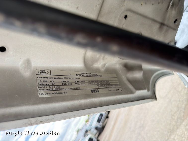 image for item DV2074 2011 Ford F450 dump flatbed truck
