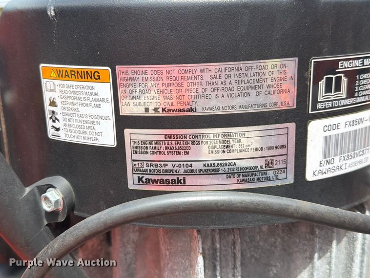image for item DV7370 2024 Bad Boy Rebel ZTR lawn mower