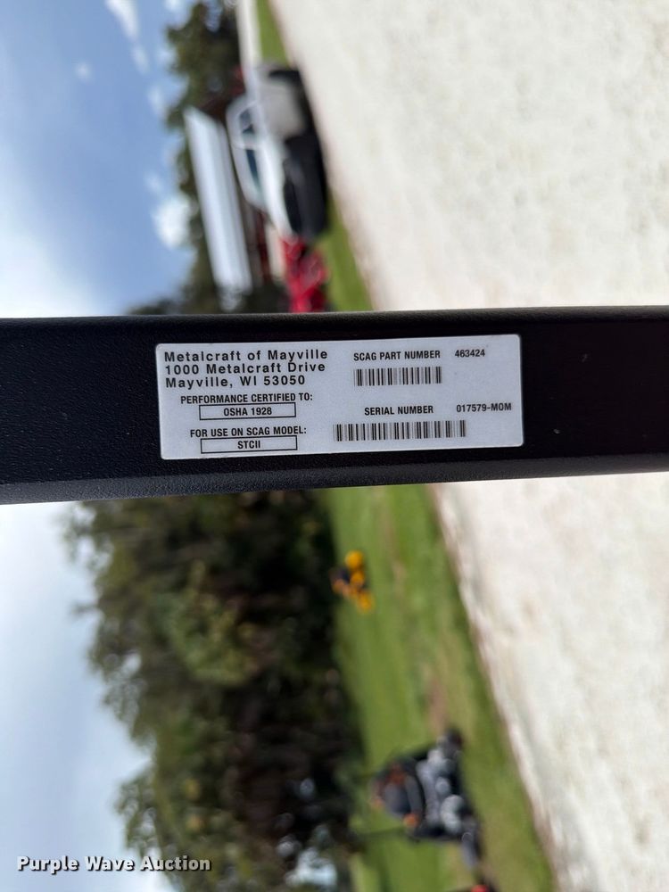 image for item DV7373 SCAG Tiger CAT II ZTR lawn mower