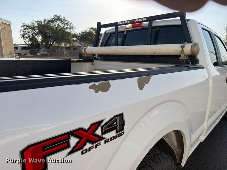 image for item DV8607 2018 Ford F150 Ext. Cab pickup truck