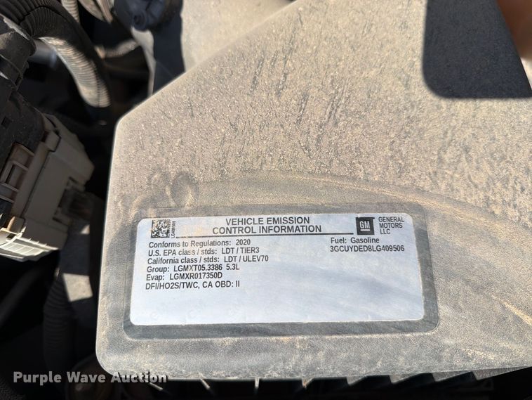 image for item DV8648 2020 Chevrolet Silverado 1500 Crew Cab pickup truck