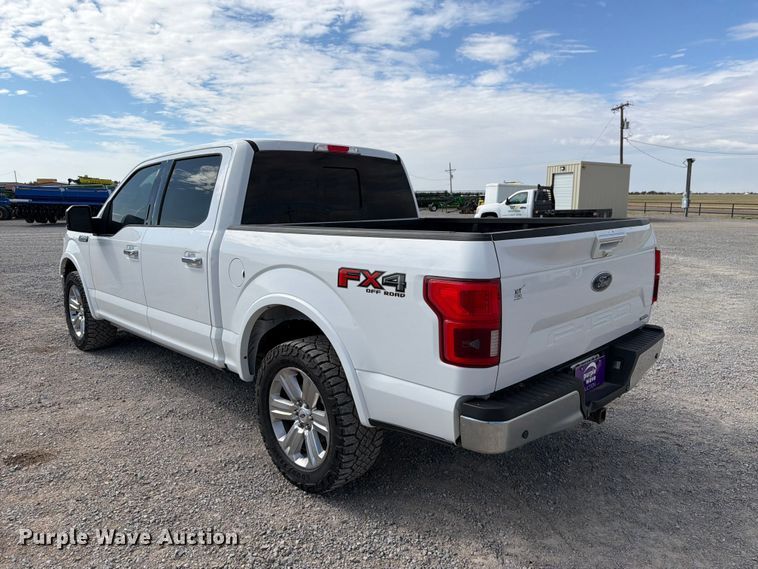 image for item DV8650 2018 Ford F150 Crew Cab pickup truck