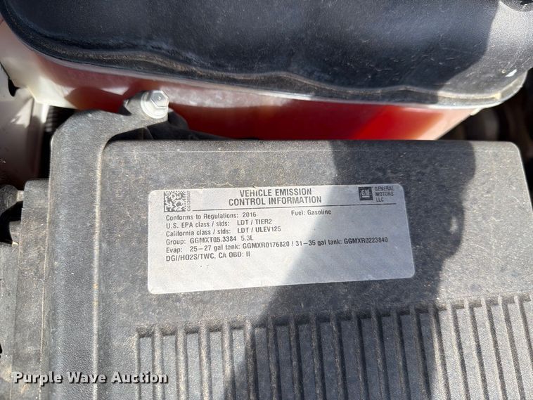 image for item DV8651 2016 Chevrolet Silverado 1500 Crew Cab pickup truck
