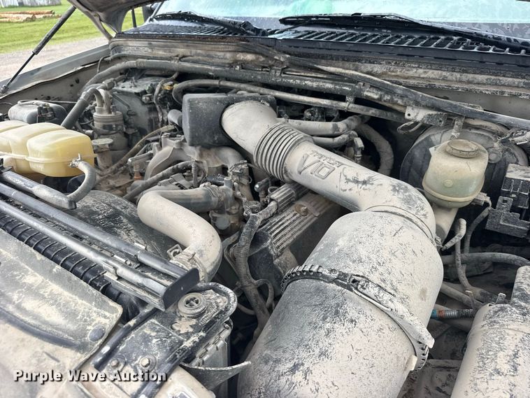 image for item DY3227 1999 Ford F350 flatbed pickup truck