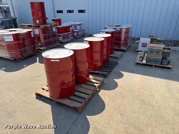 (9) barrels of oil