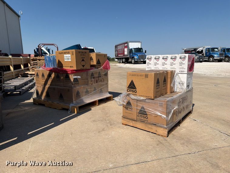 (60) boxes of oil and grease