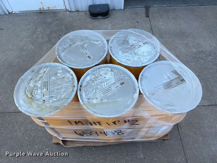 image for item DZ4725 (5) barrels of Clarion Food Machinery HT EP #2 grease